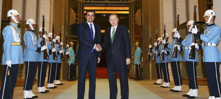 Συνάντηση Ερντογάν με τον εμίρη του Κατάρ στην Άγκυρα